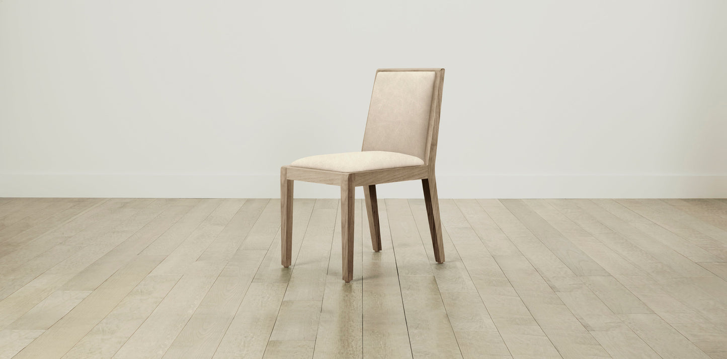 The Madison  - Tuscan Leather Bisque Dining Chair