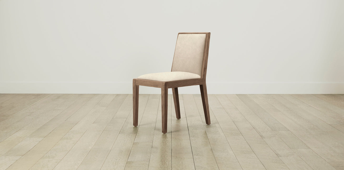 The Madison  - Tuscan Leather Bisque Dining Chair