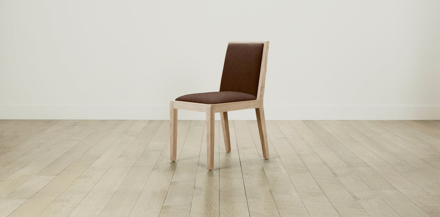 The Madison  - Tuscan Leather Bourbon Dining Chair