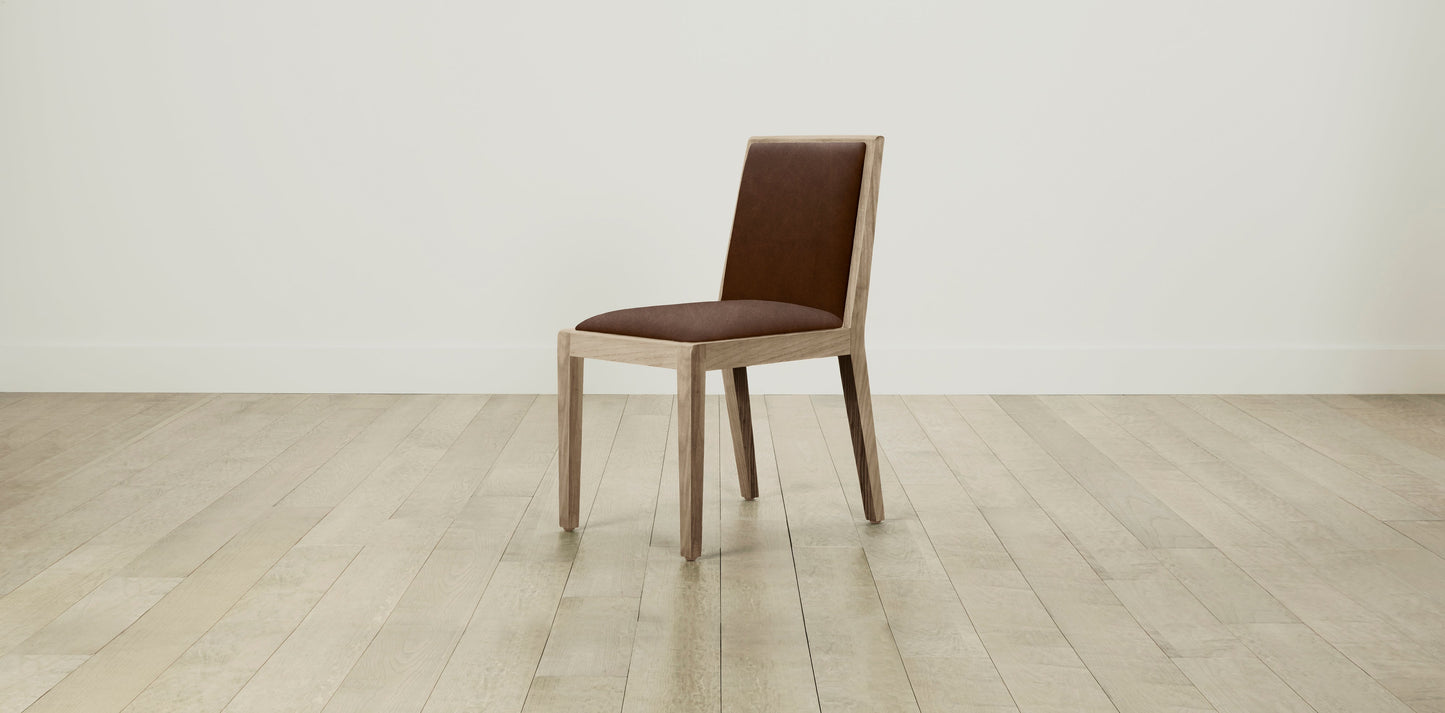 The Madison  - Tuscan Leather Bourbon Dining Chair