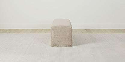 The Franklin  - Performance Stonewashed Linen Dew Bench