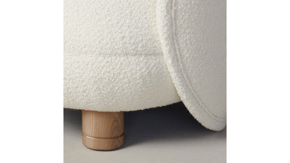 The Laight  - Italian Bouclé White Chair