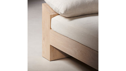 The Montauk  - Belgian Linen Alder Daybed