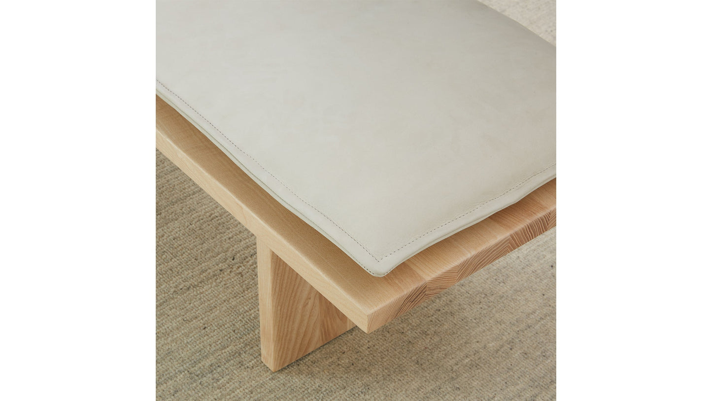 The Reyes  - Nubuck Leather Sail Bench