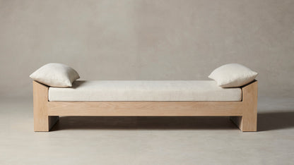 The Montauk  - Belgian Linen Alder Daybed