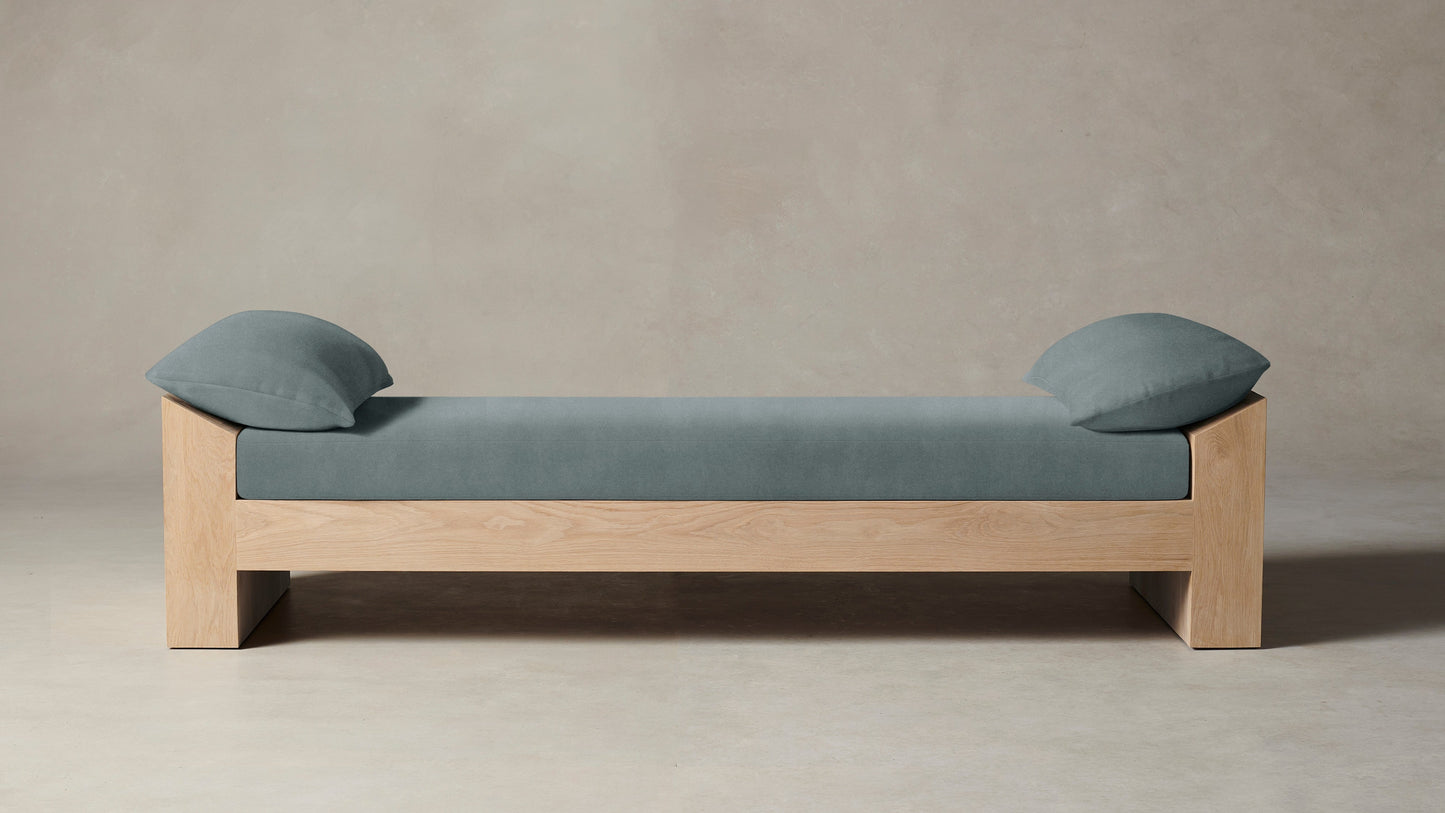 The Montauk  - Performance Velvet Seafoam Daybed