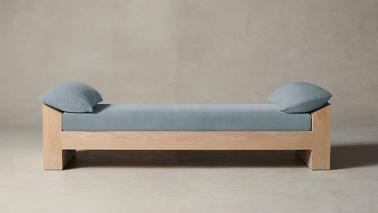 The Montauk  - Performance Velvet Sky Daybed