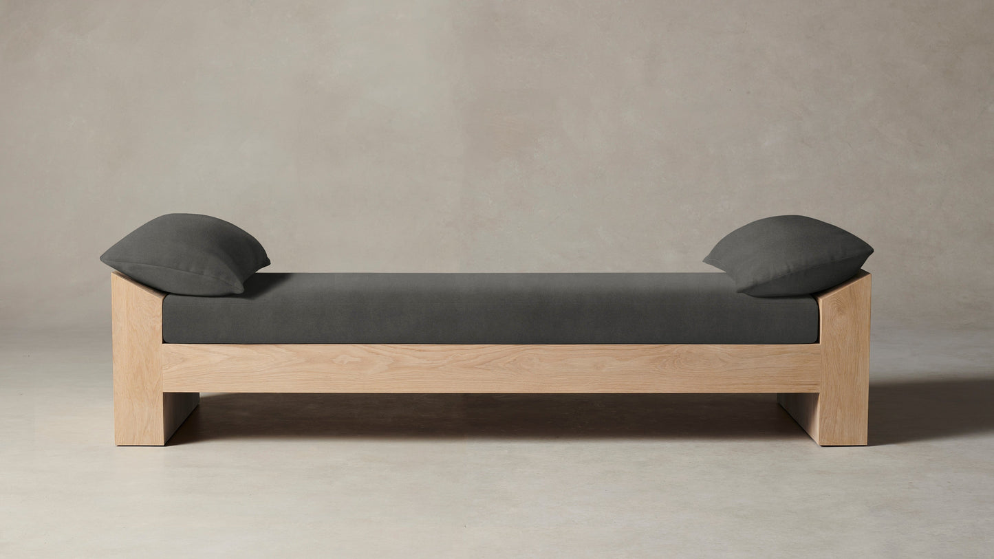 The Montauk  - Performance Velvet Slate Daybed