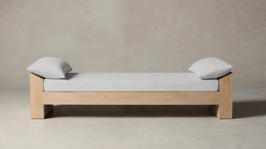 The Montauk  - Performance Woven Chenille Steel Daybed