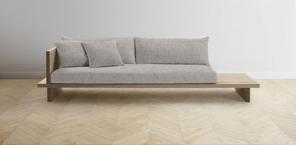 The Muir Arm on Left - Belgian Linen Agate Sofa