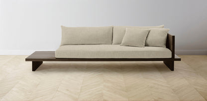 The Muir Arm on Right - Belgian Linen Alder Sofa