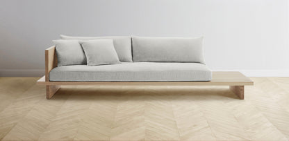 The Muir Arm on Left - Merino Heather Grey Sofa