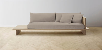 The Muir Arm on Right - Performance Bouclé Morel Sofa