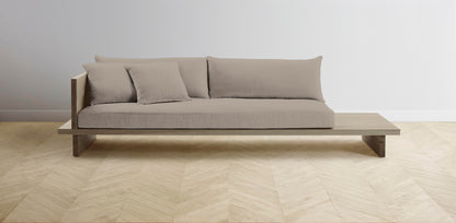 The Muir Arm on Left - Performance Bouclé Morel Sofa