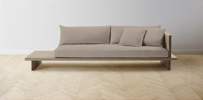 The Muir Arm on Right - Performance Bouclé Morel Sofa