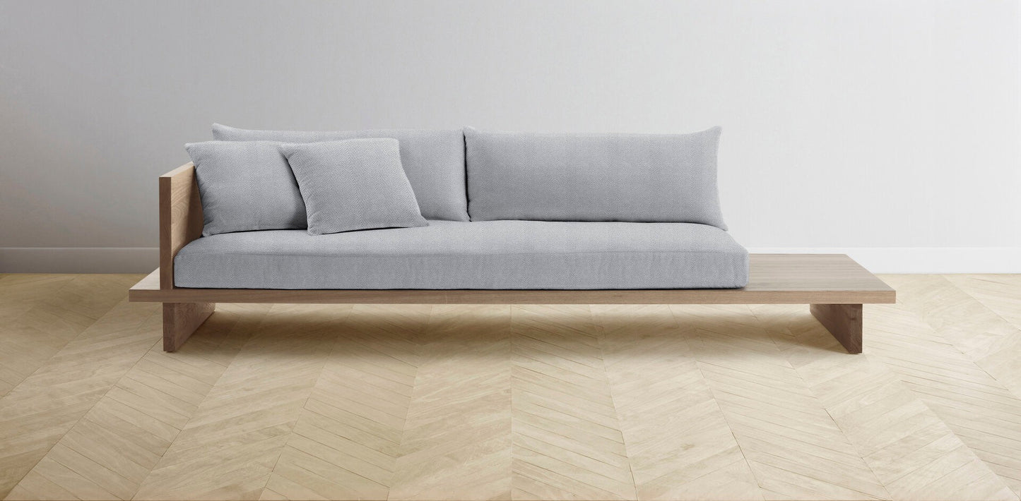 The Muir Arm on Left - Performance Chevron Cloud Sofa