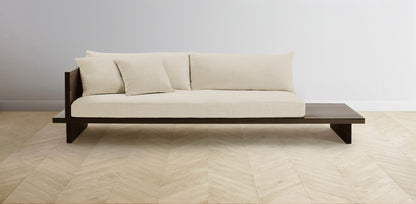 The Muir Arm on Left - Performance Linen Creme Sofa