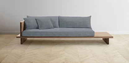 The Muir Arm on Left - Performance Melange Weave Aegean Sofa