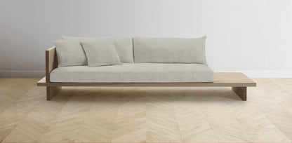 The Muir Arm on Left - Performance Melange Weave Flint Sofa