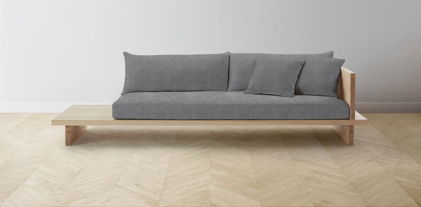 The Muir Arm on Right - Performance Melange Weave Night Sofa