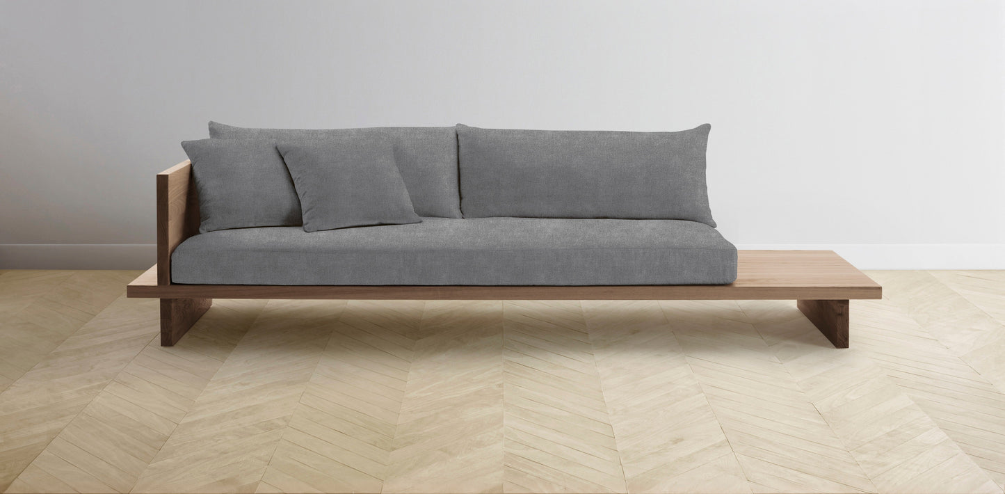 The Muir Arm on Left - Performance Melange Weave Night Sofa