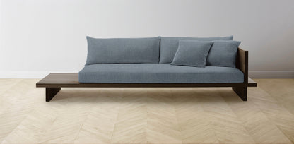 The Muir Arm on Right - Performance Stonewashed Linen Chambray Sofa