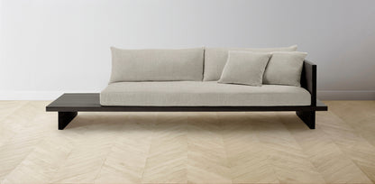 The Muir Arm on Right - Performance Stonewashed Linen Dew Sofa