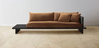 The Muir Arm on Right - Performance Velvet Cider Sofa