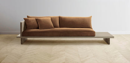 The Muir Arm on Left - Performance Velvet Cider Sofa