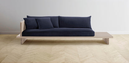 The Muir Arm on Left - Performance Velvet Midnight Sofa