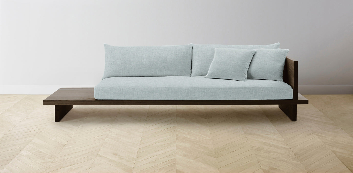 The Muir Arm on Right - Performance Woven Chenille Rain Sofa