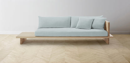 The Muir Arm on Right - Performance Woven Chenille Rain Sofa