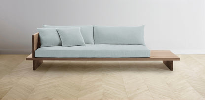 The Muir Arm on Left - Performance Woven Chenille Rain Sofa