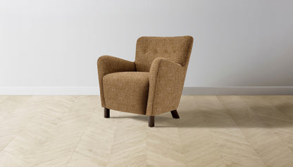 The Perry  - Belgian Linen Chai Chair