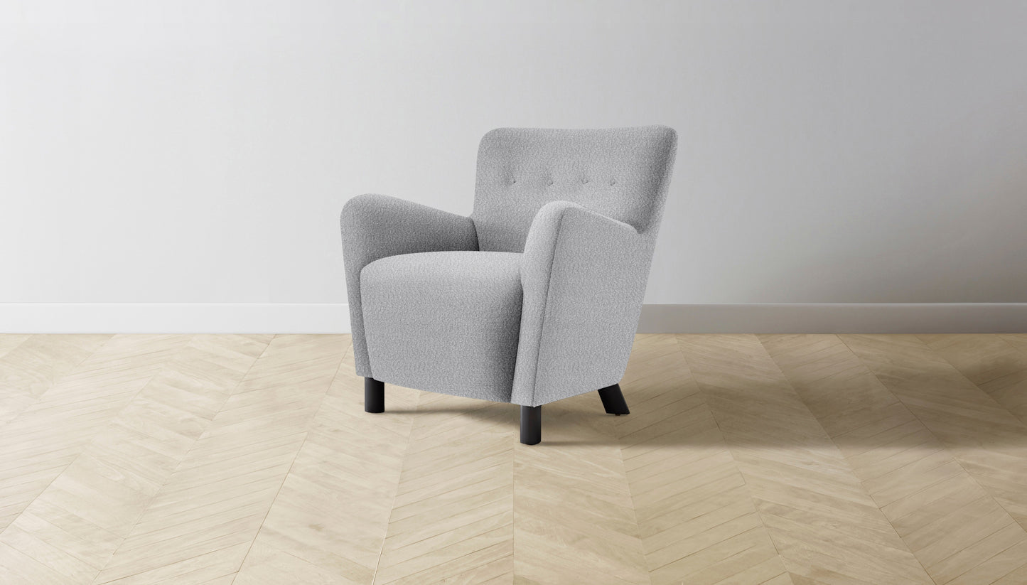 The Perry  - Italian Bouclé Waterfall Chair