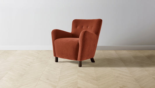 The Perry  - Mohair Spice Chair