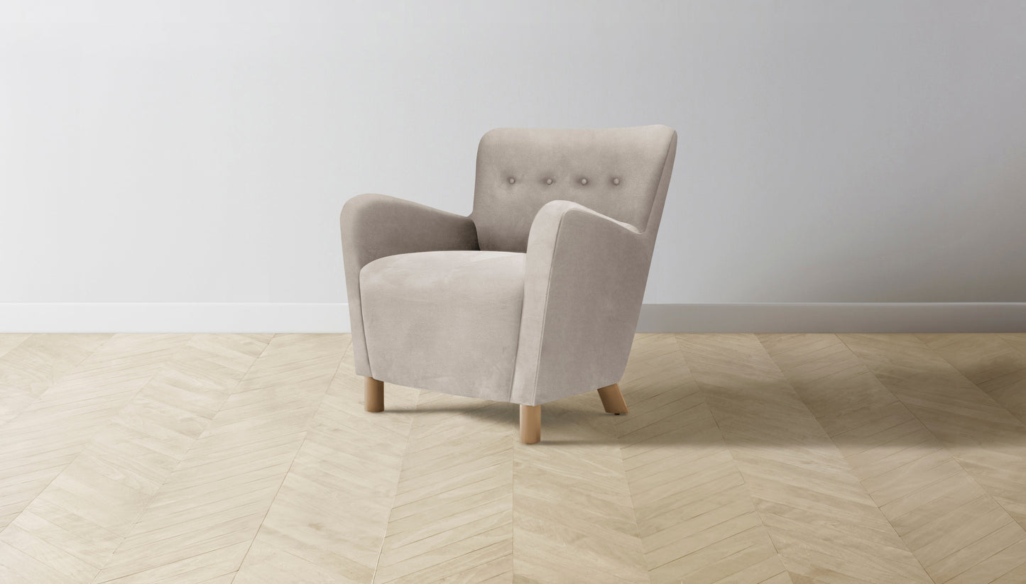 The Perry  - Nubuck Leather Sail Chair