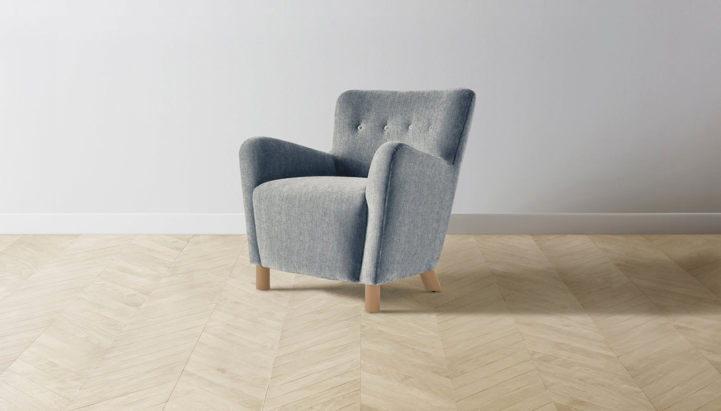 The Perry  - Performance Melange Weave Aegean Chair