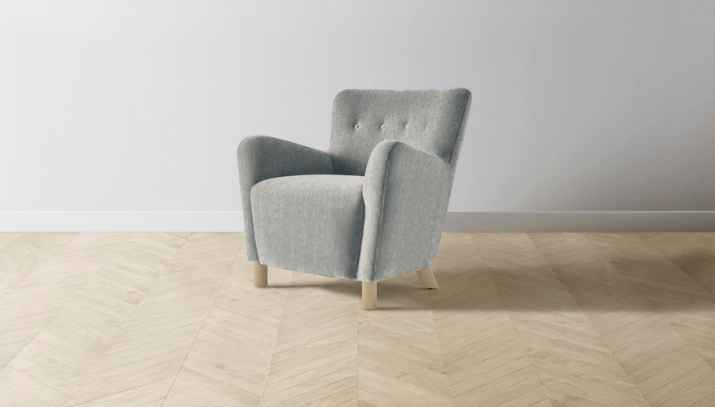 The Perry  - Performance Melange Weave Seaglass Chair