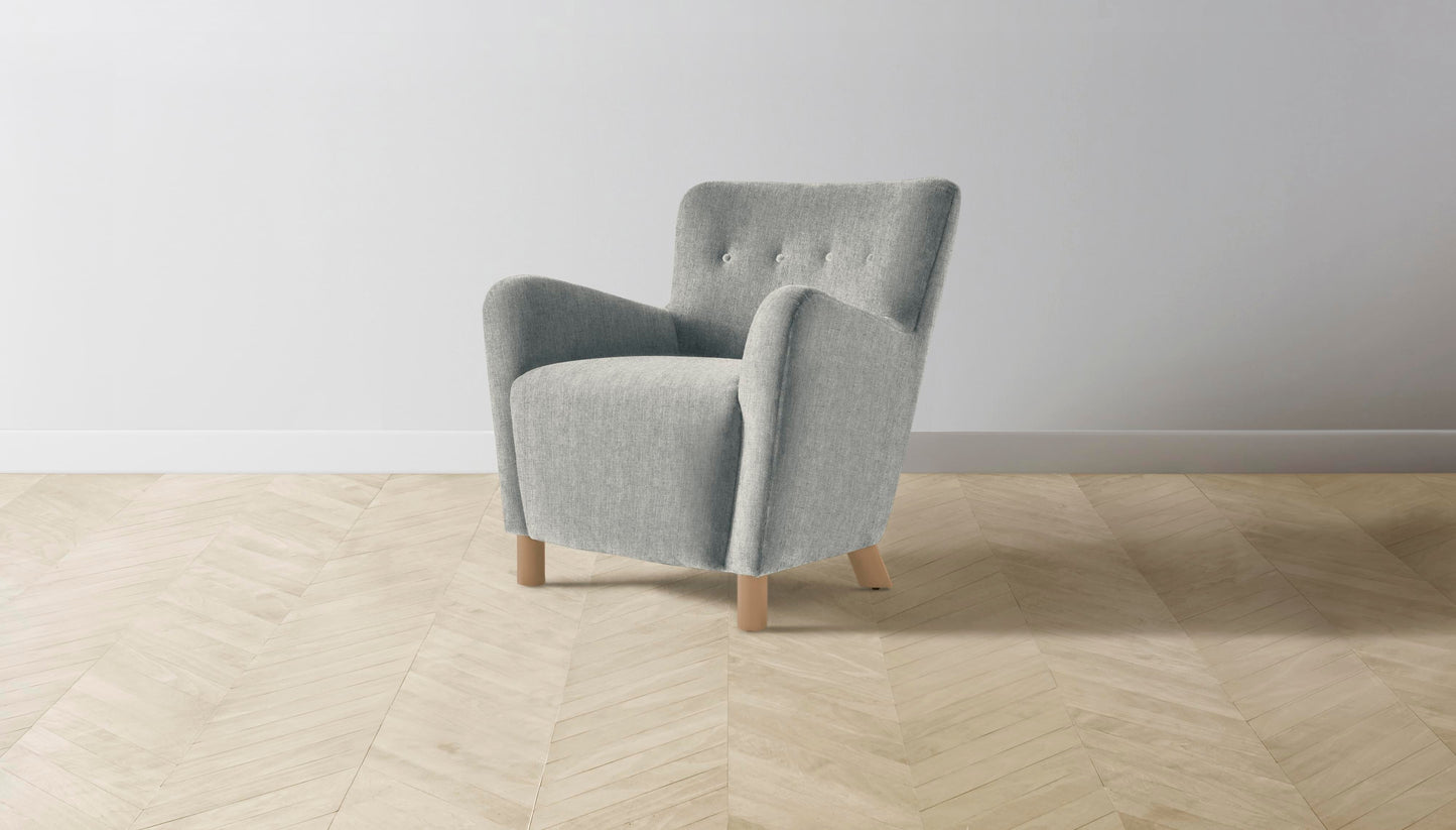 The Perry  - Performance Melange Weave Seaglass Chair