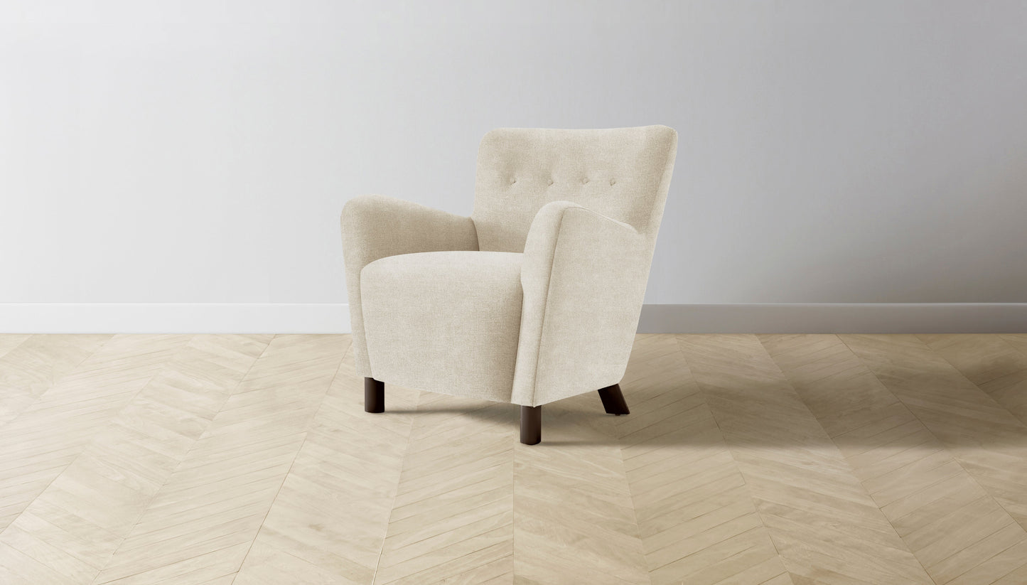 The Perry  - Performance Melange Weave Shell Chair