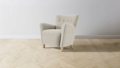 The Perry  - Performance Stonewashed Linen Dew Chair