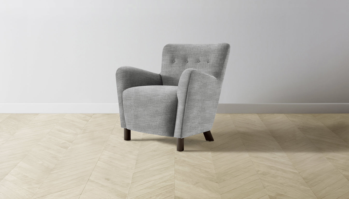 The Perry  - Performance Textured Tweed Alpine Chair