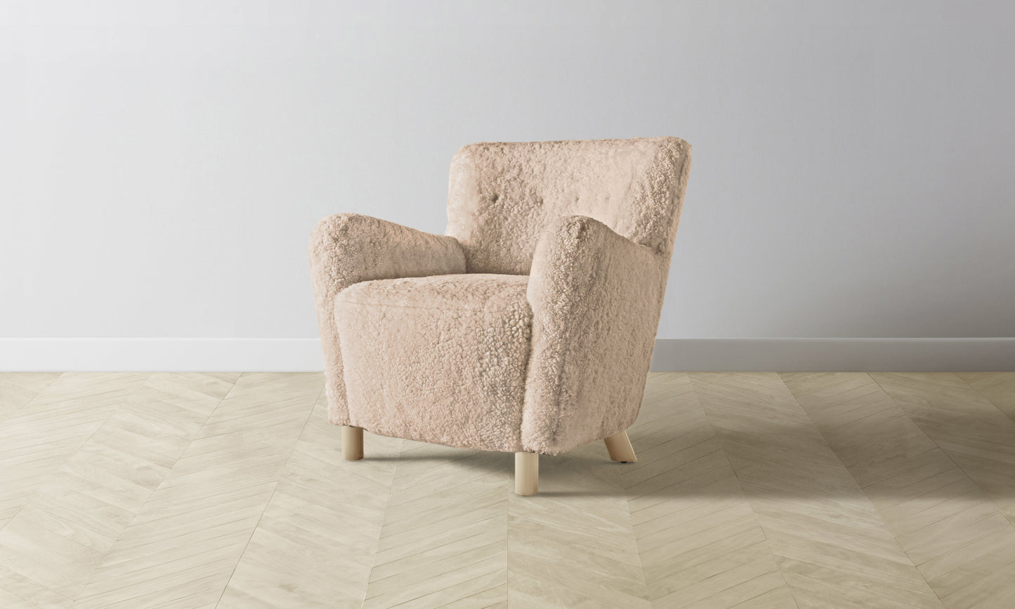 The Perry  - Shearling Shea Chair