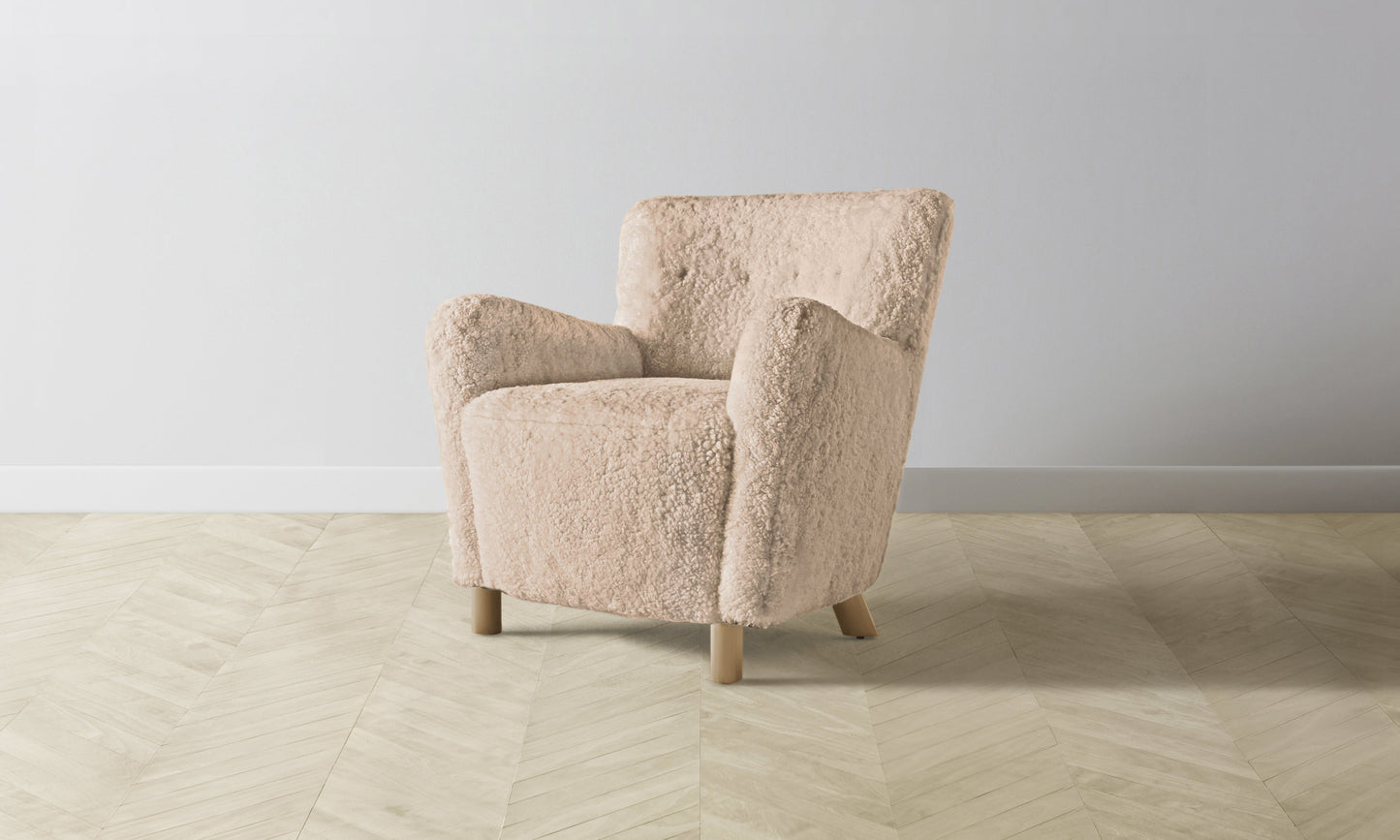 The Perry  - Shearling Shea Chair