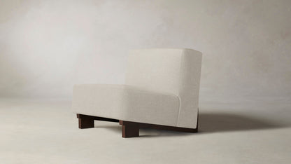 The Remsen  - Belgian Linen Alder Chair