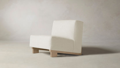 The Remsen  - Italian Bouclé White Chair