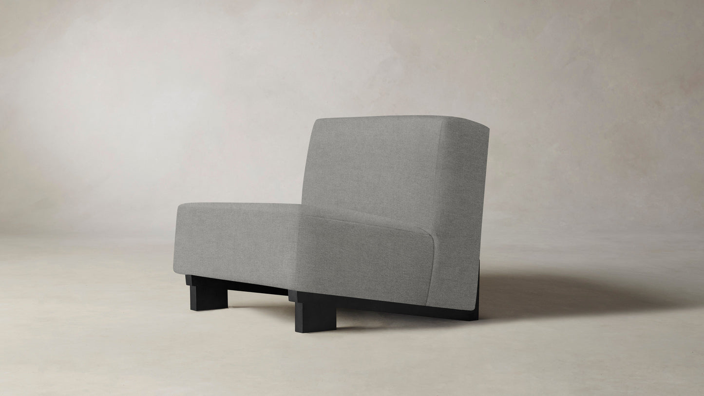 The Remsen  - Merino Heather Grey Chair