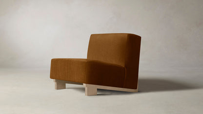 The Remsen  - Mohair Brown Sugar Chair