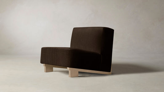 The Remsen  - Mohair Chocolate Chair